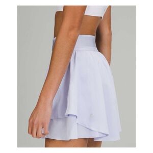 Lululemon Court Rival High-Rise Skirt pastel blue 8 long